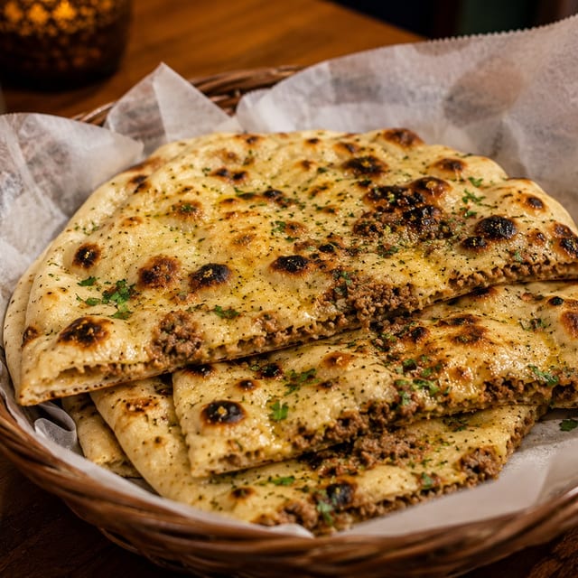 Lamb Keema Naan.