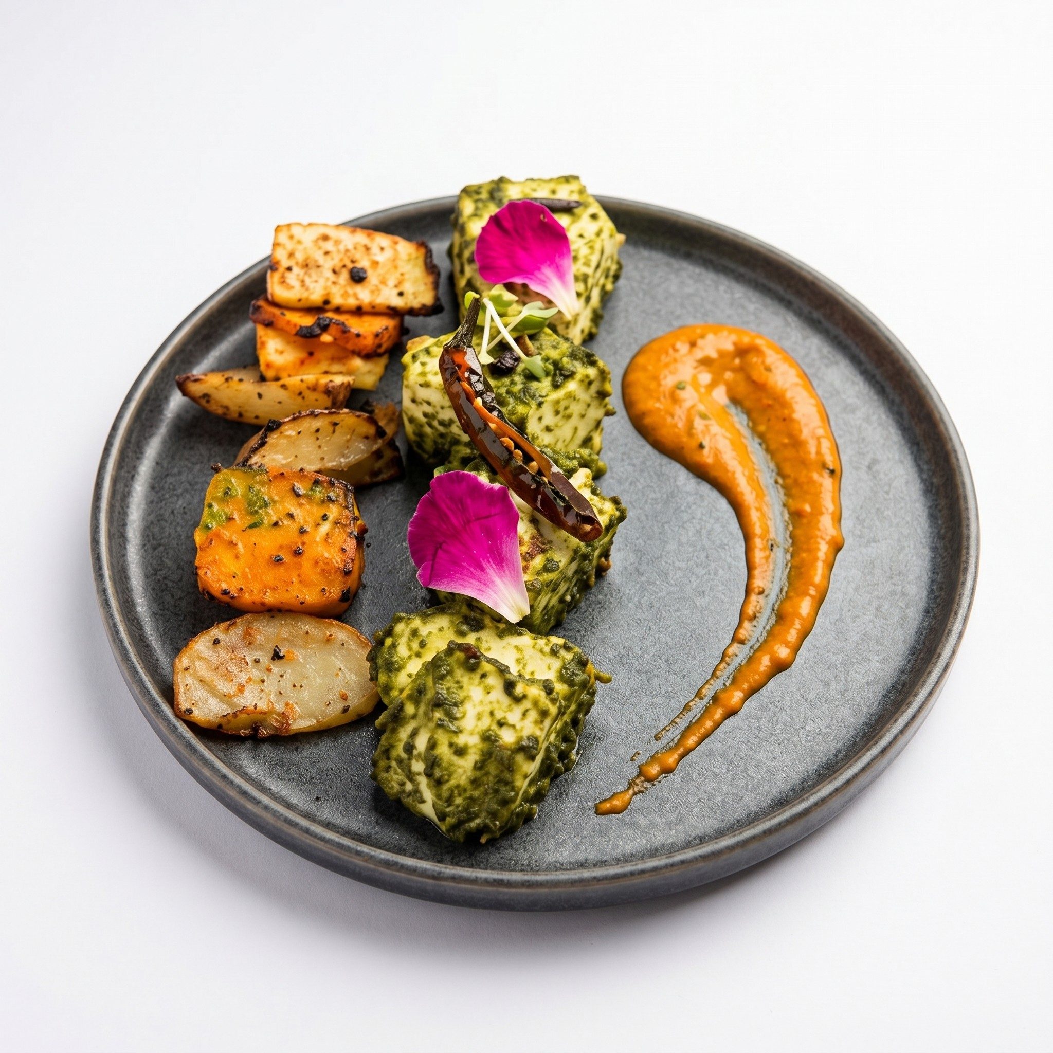 Hariyali Chicken Tikka.