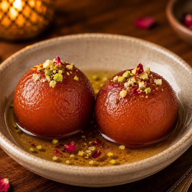 Gulab Jamun.