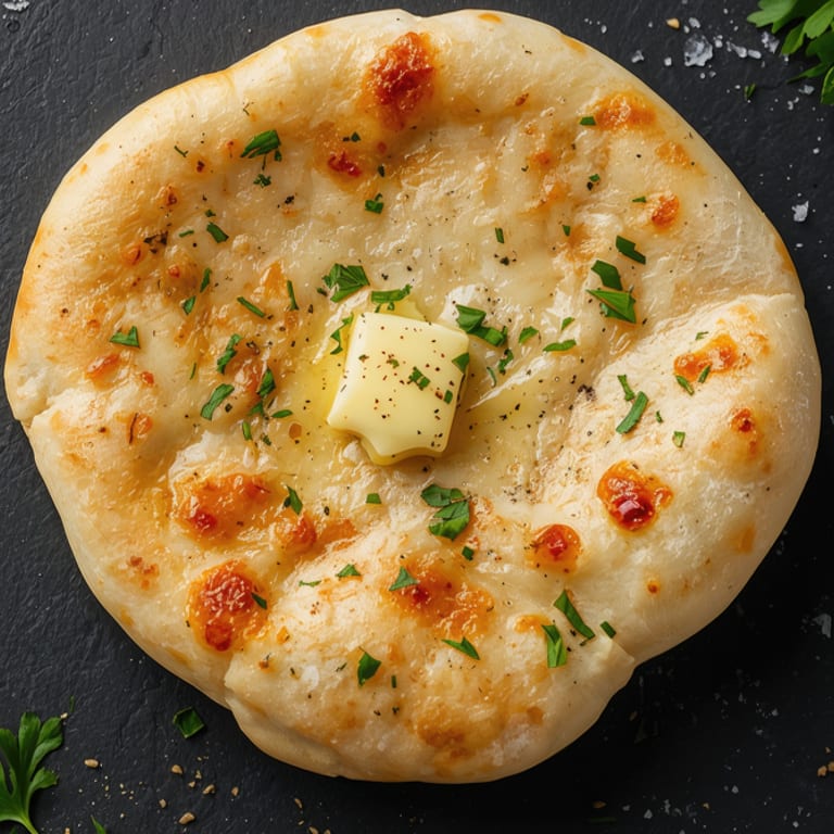 Savor our butter naan